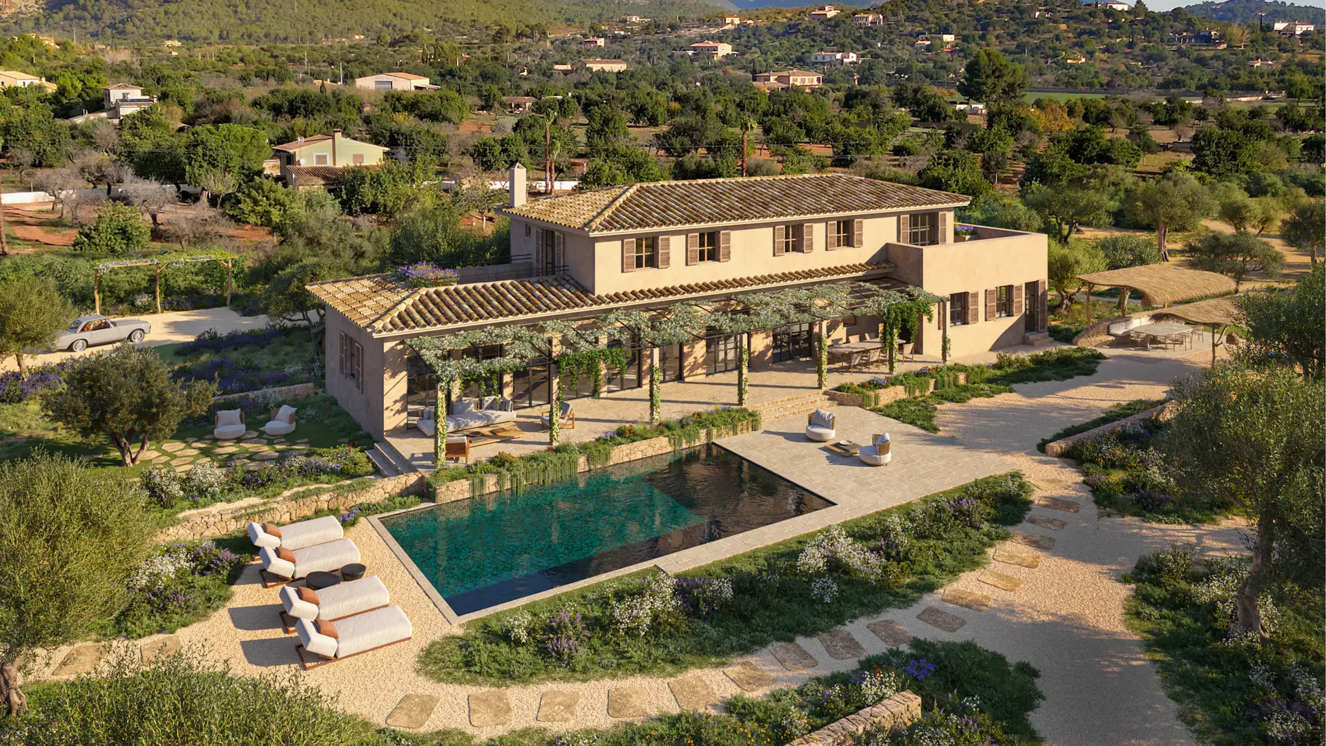 Exceptional new-build luxury finca with pool in Santa Mar&iacute;a del Cam&iacute;, Central Mallorca &mdash; exclusive property represented by Isabella Janoschka