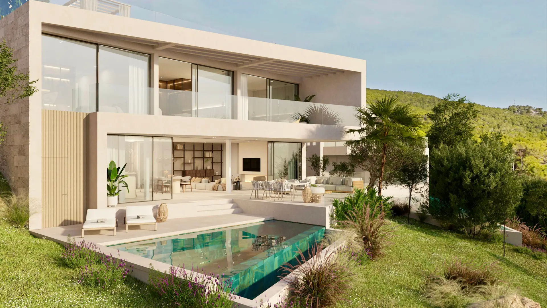 Contemporary luxury sea-view villa in Camp de Mar, southwest Mallorca &mdash; exclusive property represented by Isabella Janoschka