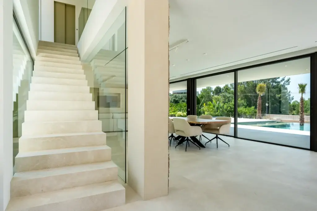 Entrance hall and staircase at Nova One