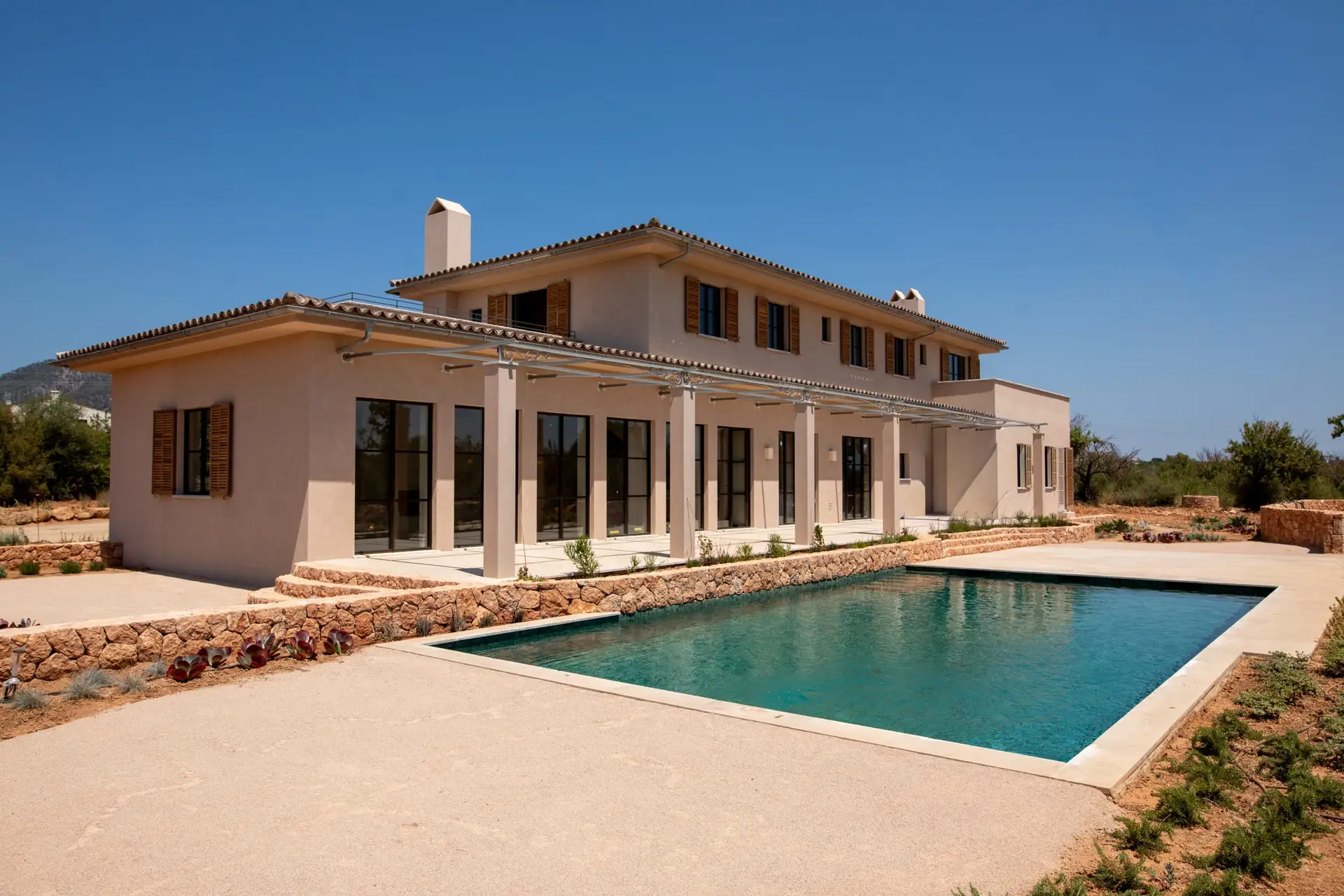 Santa Maria finca and pool in Santa Maria del Camí